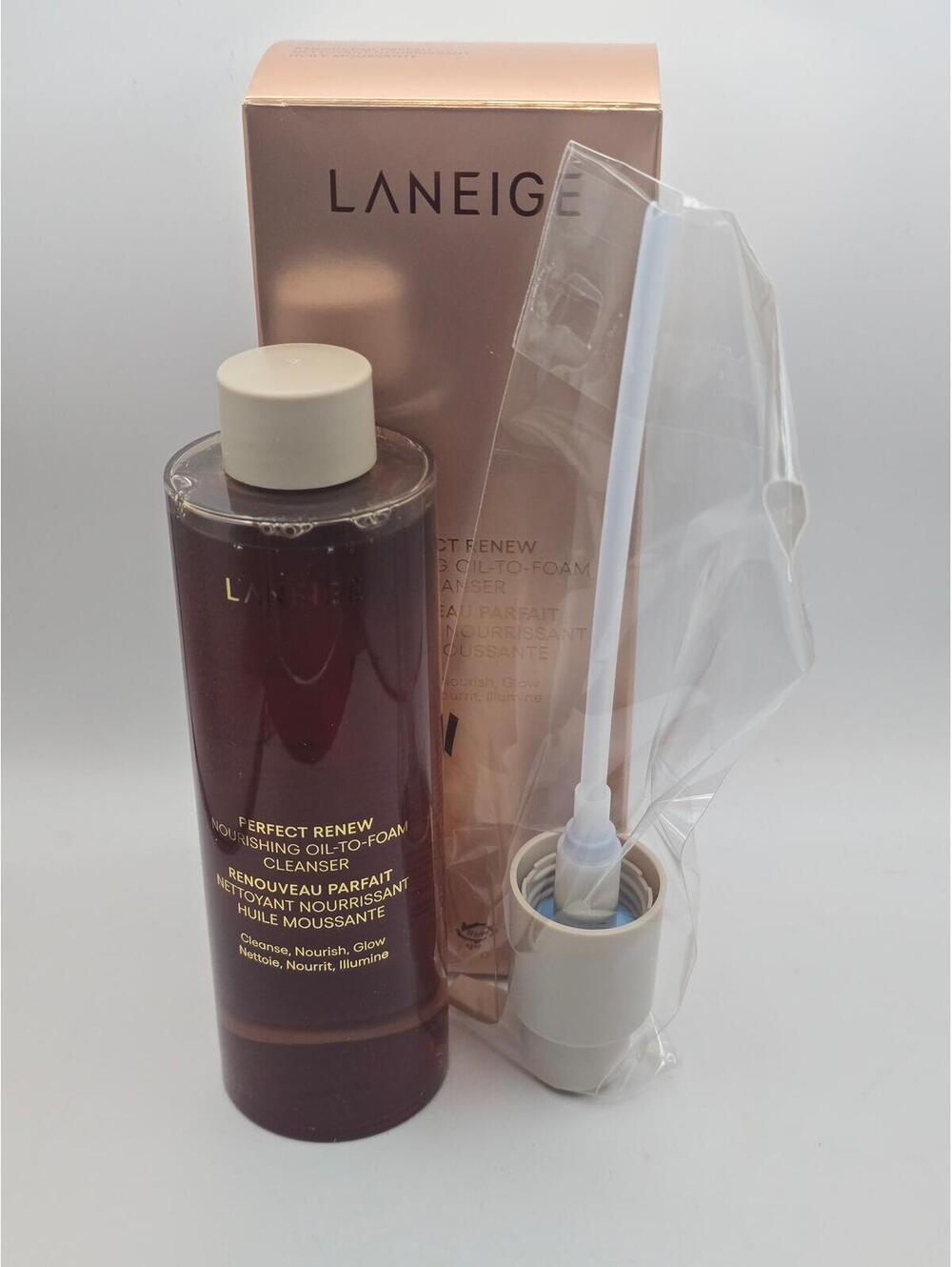 Laneige Perfect Renew Nourishing Oil-To-Foam Cleanser 2-in-1 formula 250ml